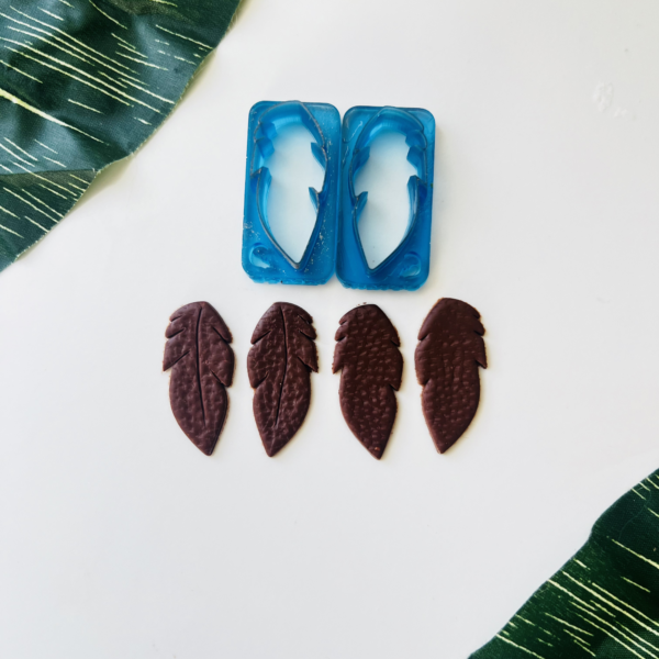 Faux Leather Fluffy Feathers