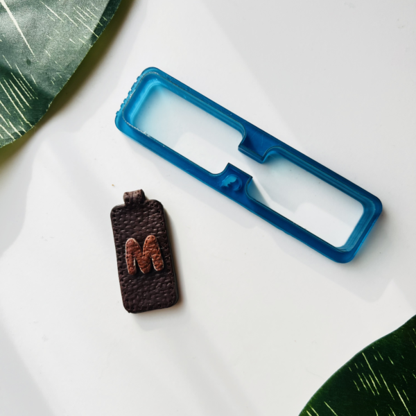 Faux Leather Keychain Tag 3