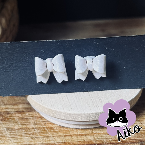 Bow Stud - Snowflake - Image 2