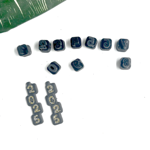 New Years Number Stamps
