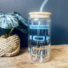 I Neither have the Time nor the Crayons - Glass Tumbler